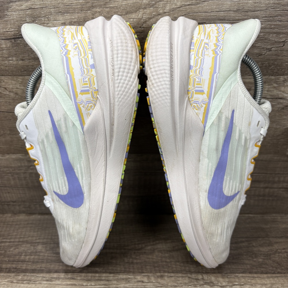 Nike Winflo 9 White Purple Green Womens US Size 8 DR8802-100 Running Shoes - Picture 5 of 9